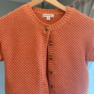 Salmon knit cardigan